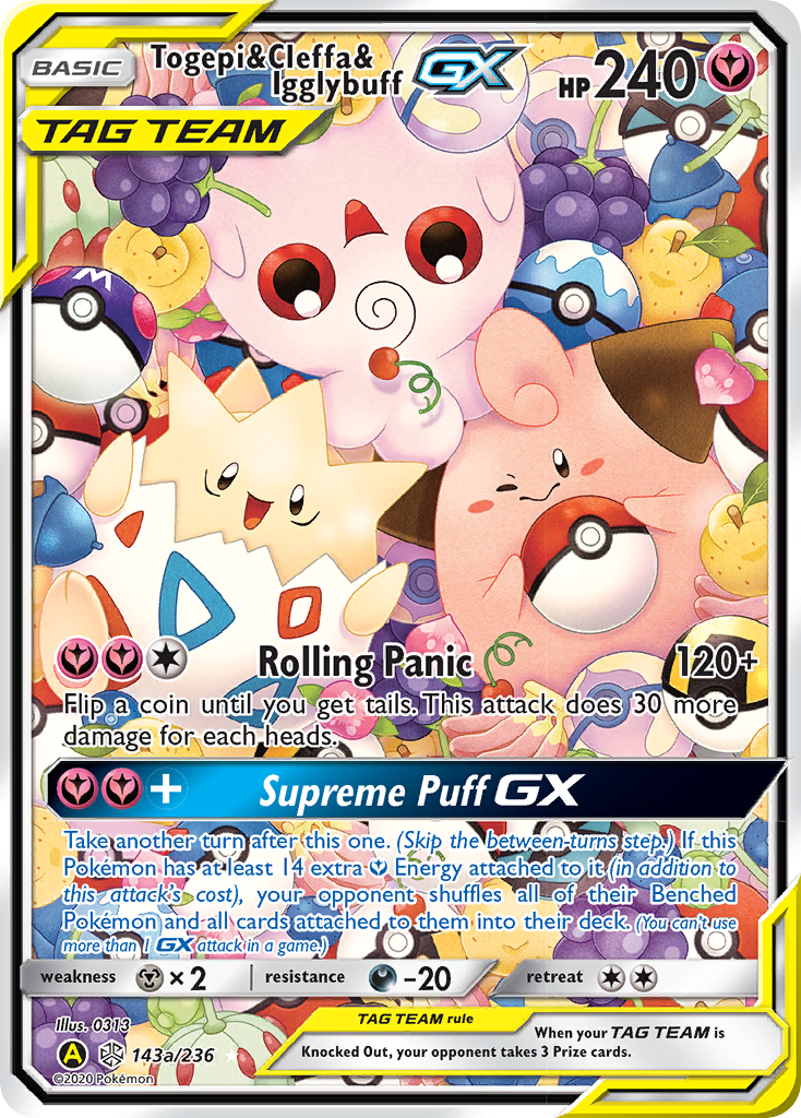 Togepi & Cleffa & Igglybuff GX (143a/236) [Alternate Art Promos] | Pegasus Games WI