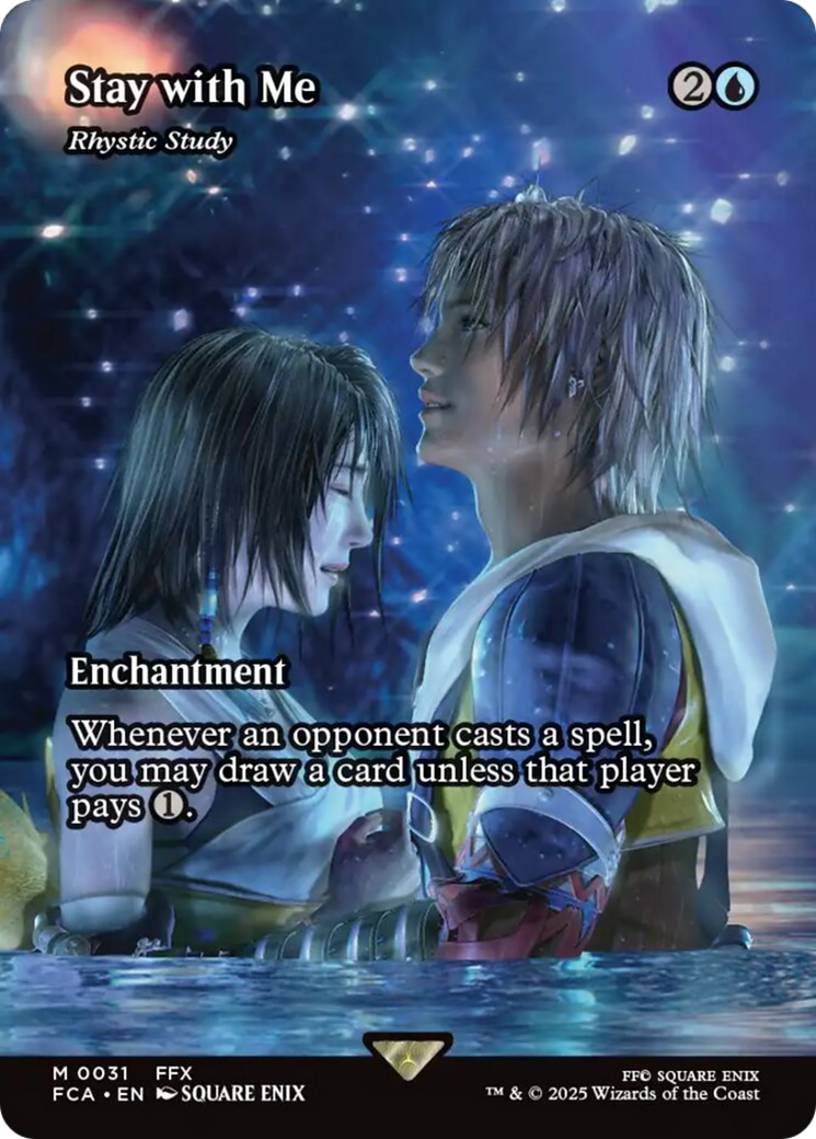 Stay with Me - Rhystic Study (Showcase) [FINAL FANTASY : Through the Ages] | Pegasus Games WI