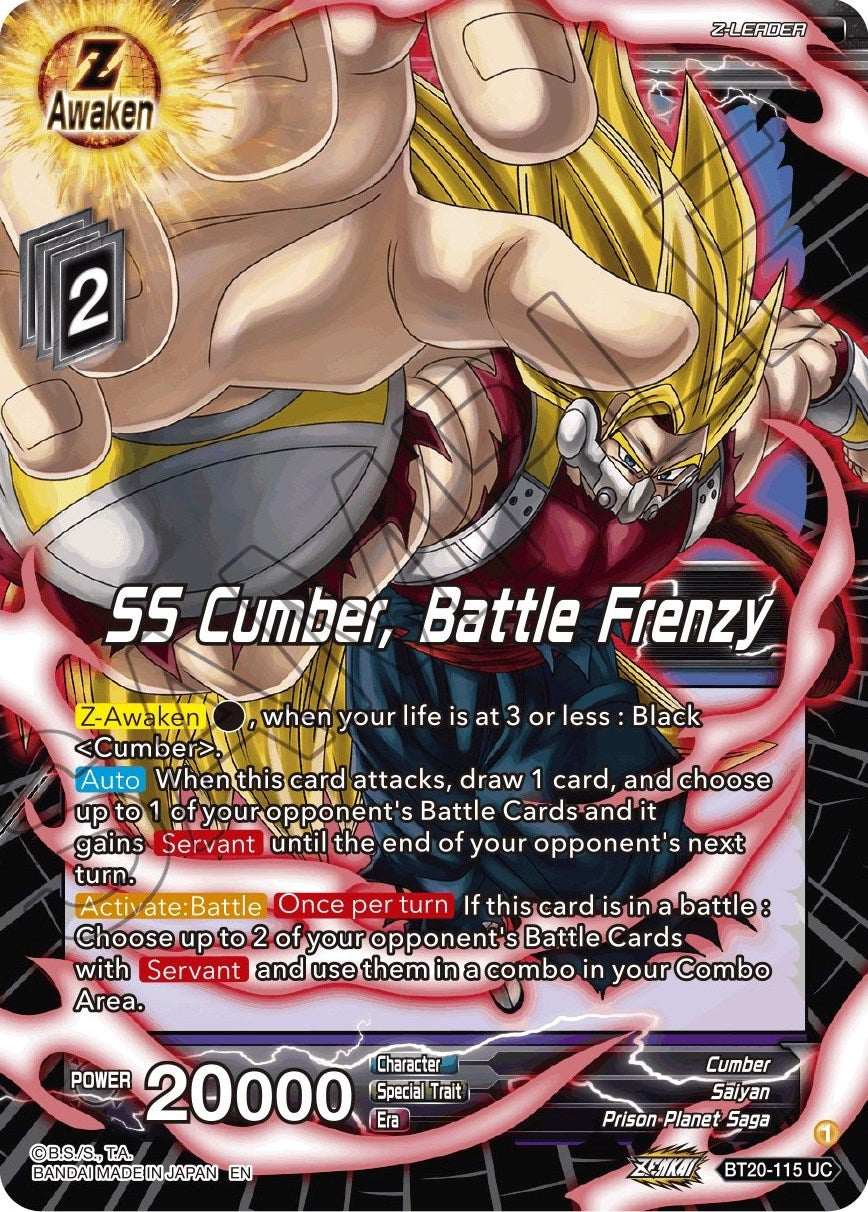 SS Cumber, Battle Frenzy (BT20-115) [Power Absorbed] | Pegasus Games WI