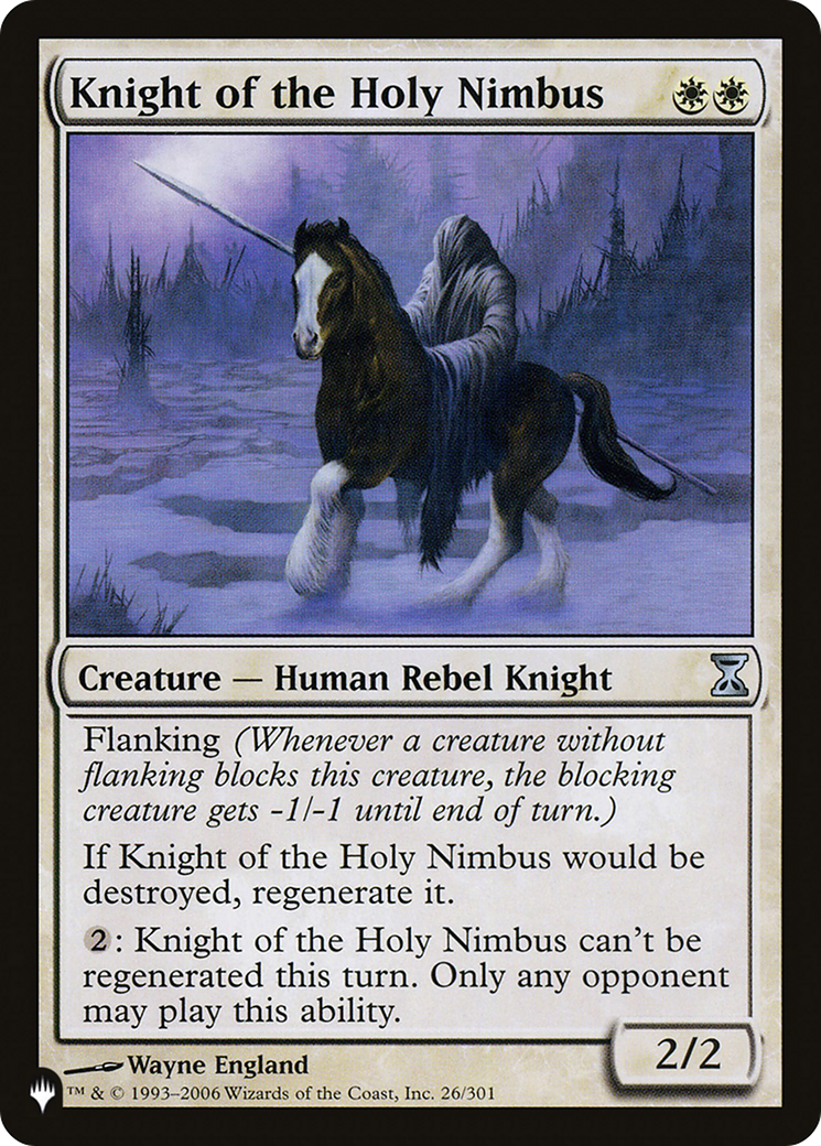 Knight of the Holy Nimbus [The List] | Pegasus Games WI
