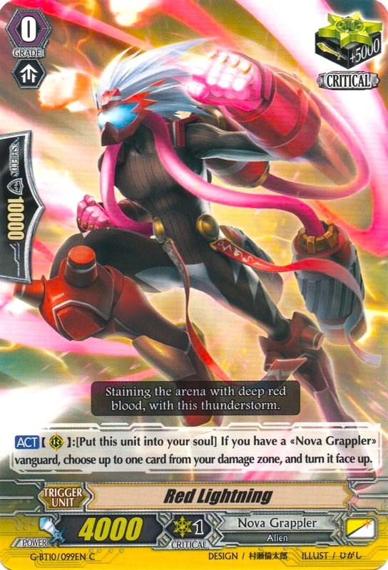 Red Lightning (G-BT10/099EN) [Raging Clash of the Blade Fangs] | Pegasus Games WI