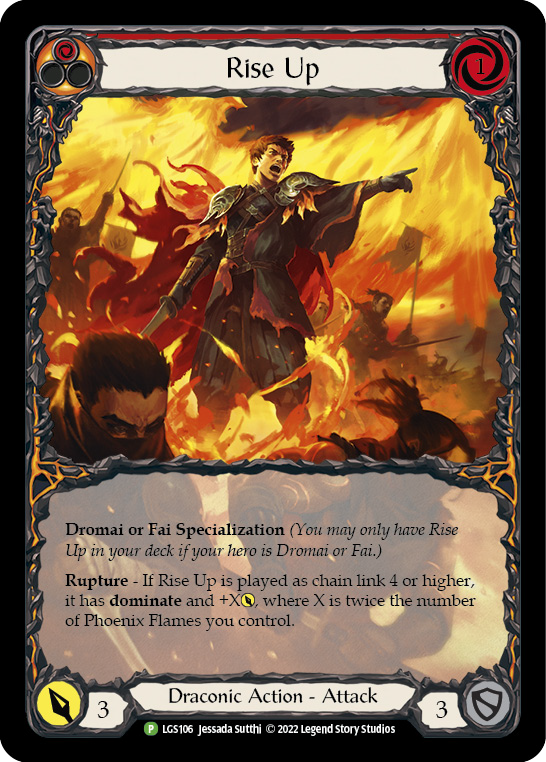 Rise Up [LGS106] (Promo)  Rainbow Foil | Pegasus Games WI