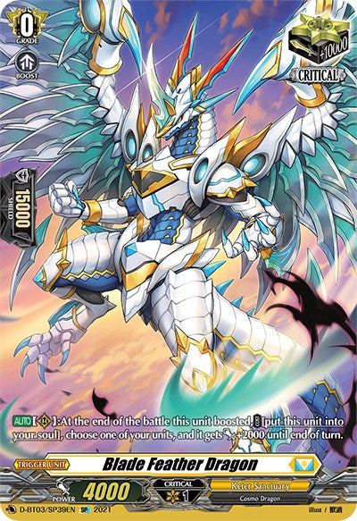 Blade Feather Dragon (D-BT03/SP39EN) [Advance of Intertwined Stars] | Pegasus Games WI