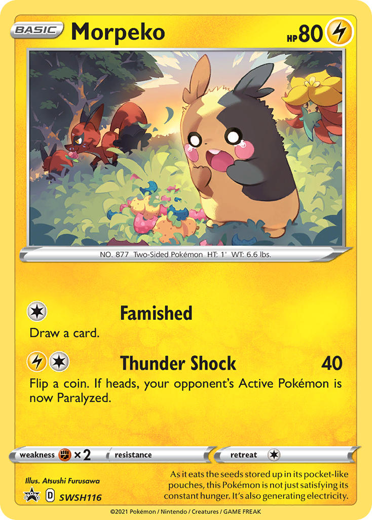 Morpeko (SWSH116) [Sword & Shield: Black Star Promos] | Pegasus Games WI