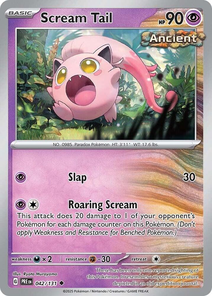 Scream Tail (042/131) [Scarlet & Violet: Prismatic Evolutions] | Pegasus Games WI