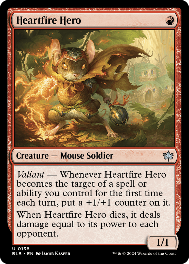 Heartfire Hero [Bloomburrow] | Pegasus Games WI