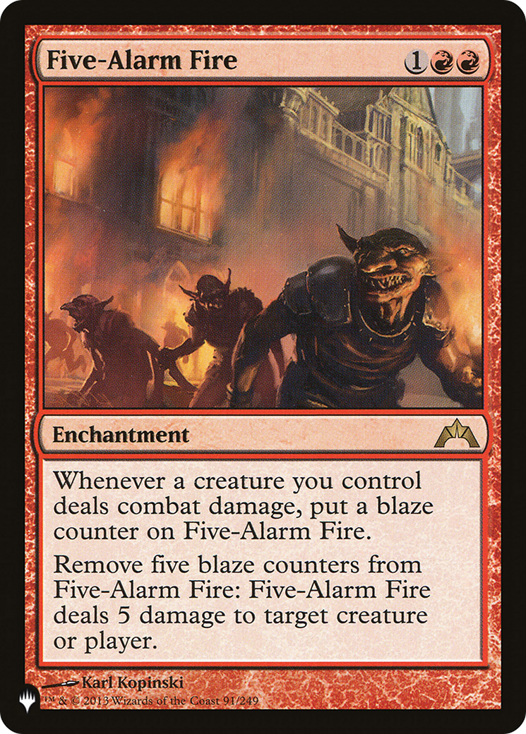 Five-Alarm Fire [The List] | Pegasus Games WI