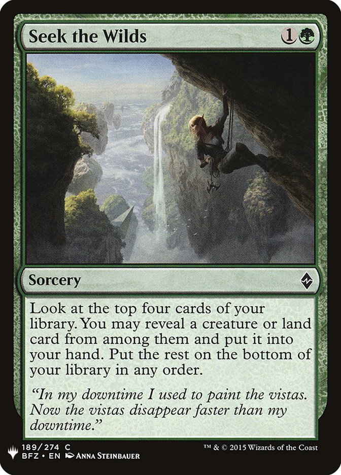 Seek the Wilds [Mystery Booster] | Pegasus Games WI