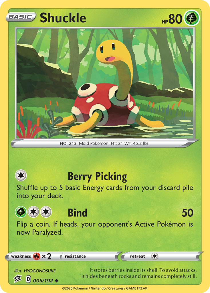 Shuckle (005/192) [Sword & Shield: Rebel Clash] | Pegasus Games WI