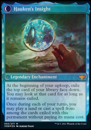 Jacob Hauken, Inspector // Hauken's Insight [Innistrad: Crimson Vow Prerelease Promos] | Pegasus Games WI