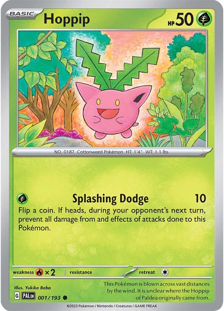 Hoppip (001/193) [Scarlet & Violet: Paldea Evolved] | Pegasus Games WI