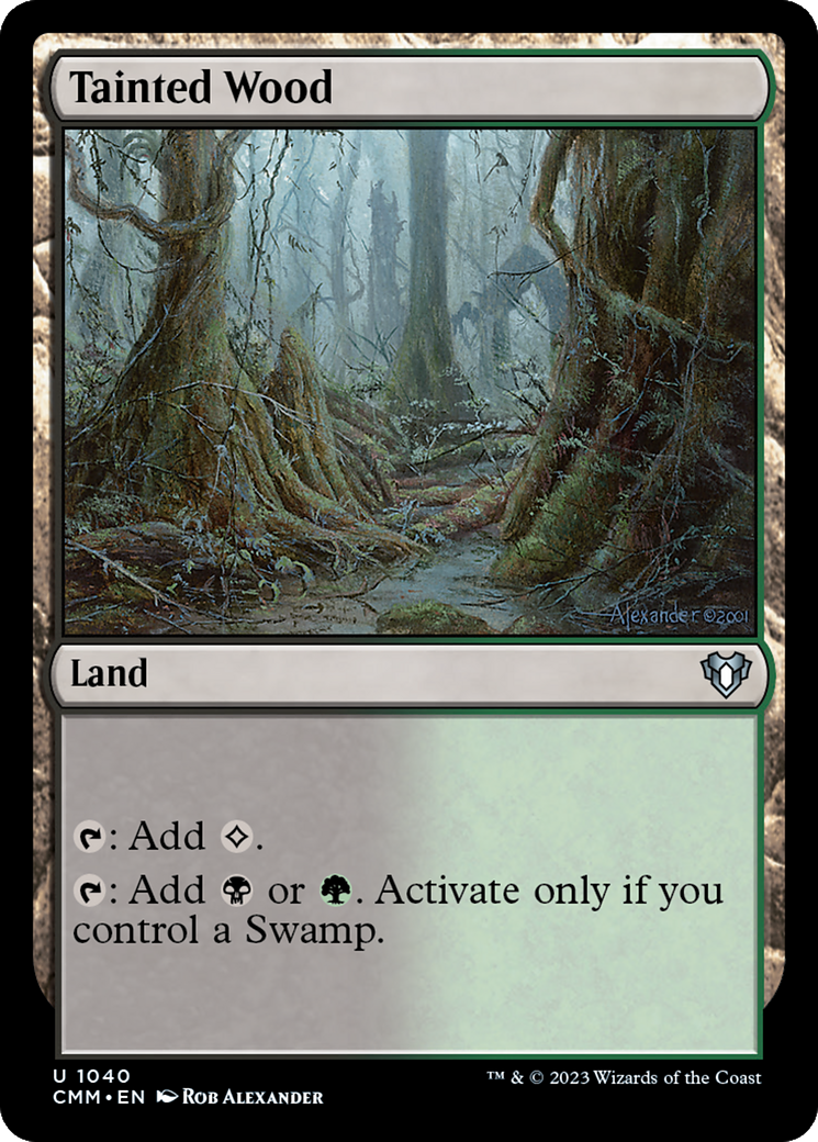 Tainted Wood [Commander Masters] | Pegasus Games WI