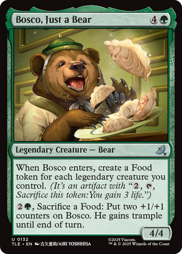 Bosco, Just a Bear [Avatar: The Last Airbender: Eternal-Legal] | Pegasus Games WI