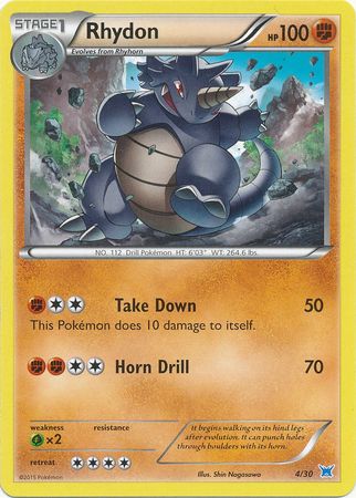 Rhydon (4/30) [XY: Trainer Kit 2 - Latios] | Pegasus Games WI