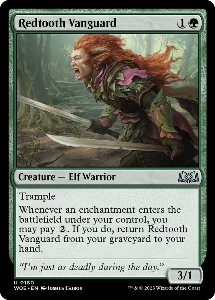 Redtooth Vanguard [Wilds of Eldraine] | Pegasus Games WI