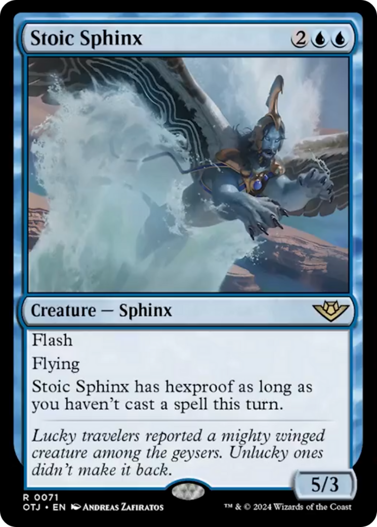 Stoic Sphinx [Outlaws of Thunder Junction] | Pegasus Games WI