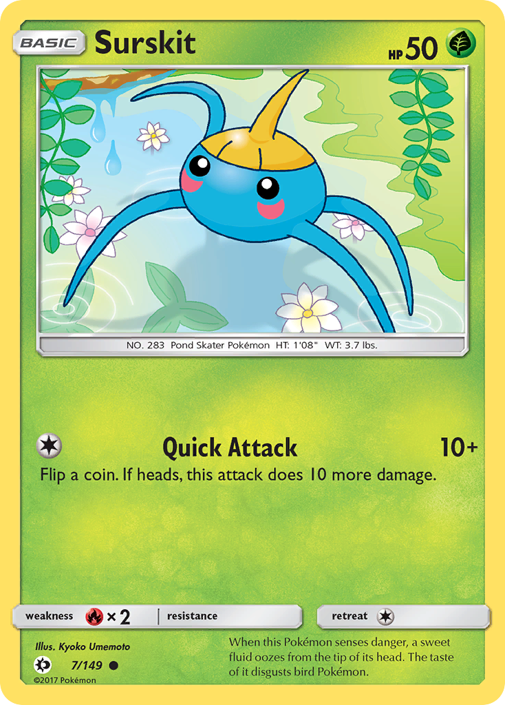 Surskit (7/149) [Sun & Moon: Base Set] | Pegasus Games WI
