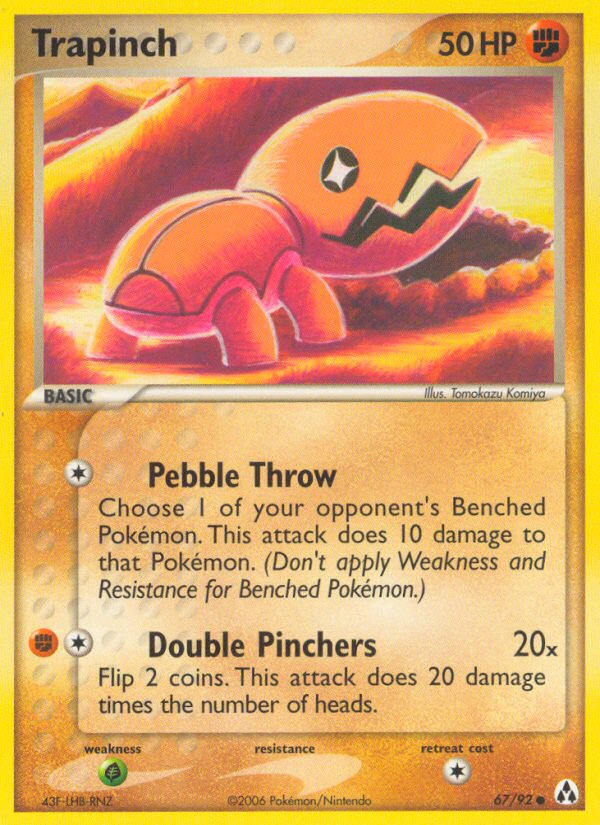 Trapinch (67/92) [EX: Legend Maker] | Pegasus Games WI
