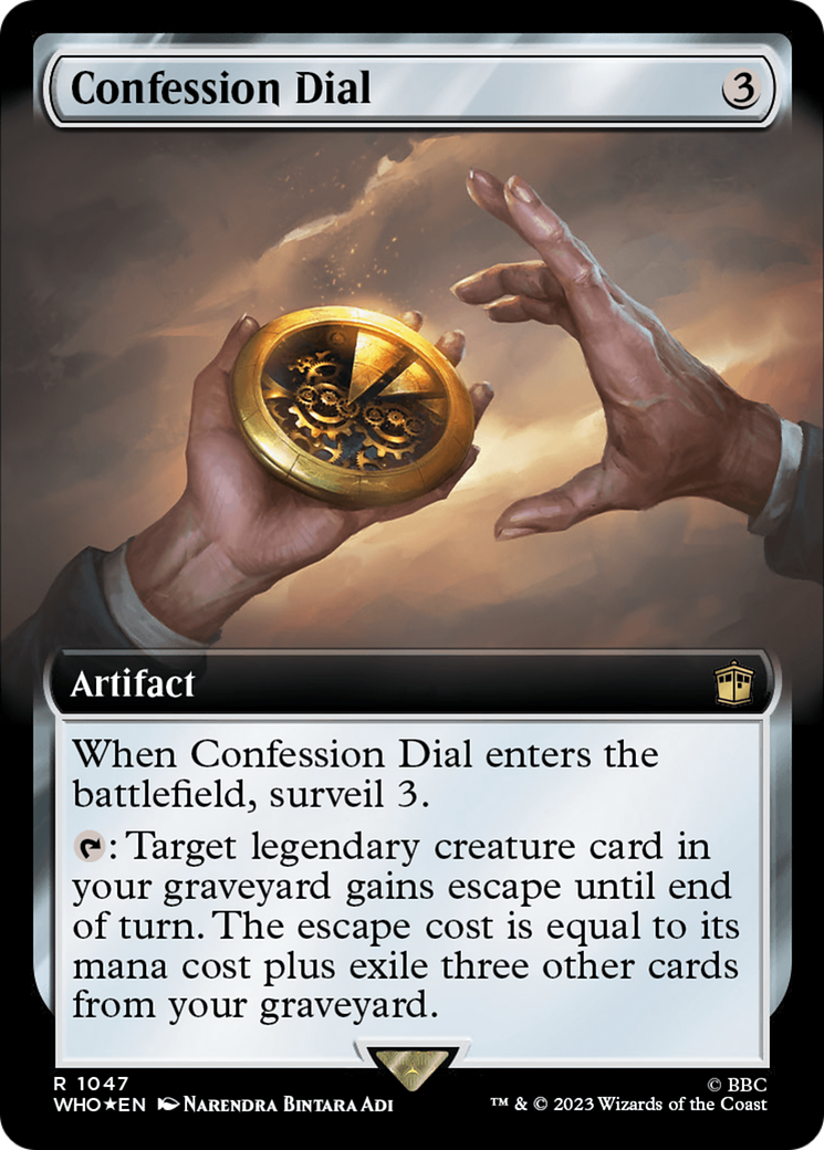 Confession Dial (Extended Art) (Surge Foil) [Doctor Who] | Pegasus Games WI