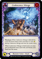 Coalescence Mirage (Yellow) [EVR145] (Everfest)  1st Edition Rainbow Foil | Pegasus Games WI