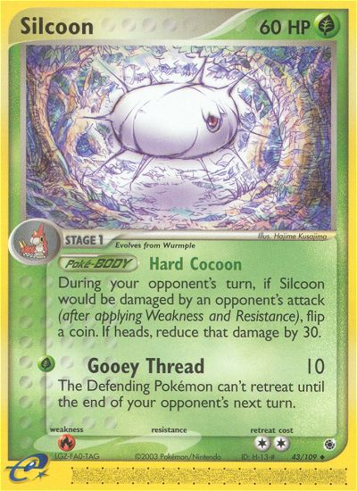 Silcoon (43/109) [EX: Ruby & Sapphire] | Pegasus Games WI