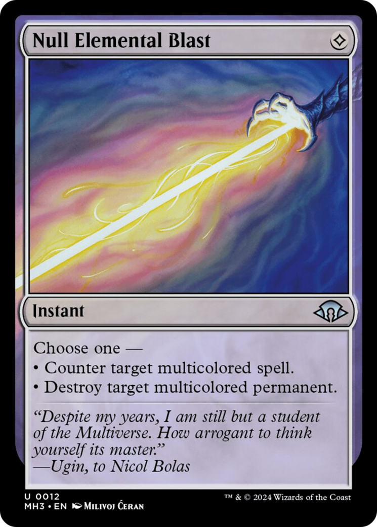 Null Elemental Blast [Modern Horizons 3] | Pegasus Games WI