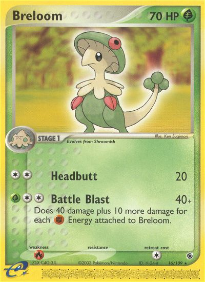 Breloom (16/109) [EX: Ruby & Sapphire] | Pegasus Games WI