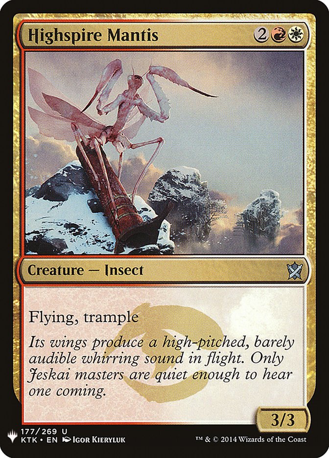 Highspire Mantis [Mystery Booster] | Pegasus Games WI