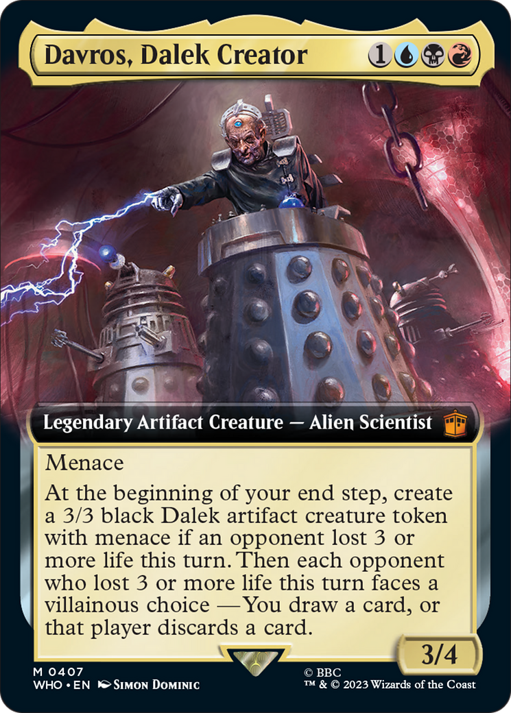 Davros, Dalek Creator (Extended Art) [Doctor Who] | Pegasus Games WI