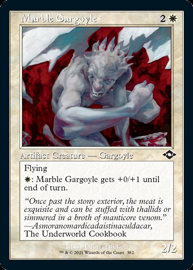 Marble Gargoyle (Retro Foil Etched) [Modern Horizons 2] | Pegasus Games WI