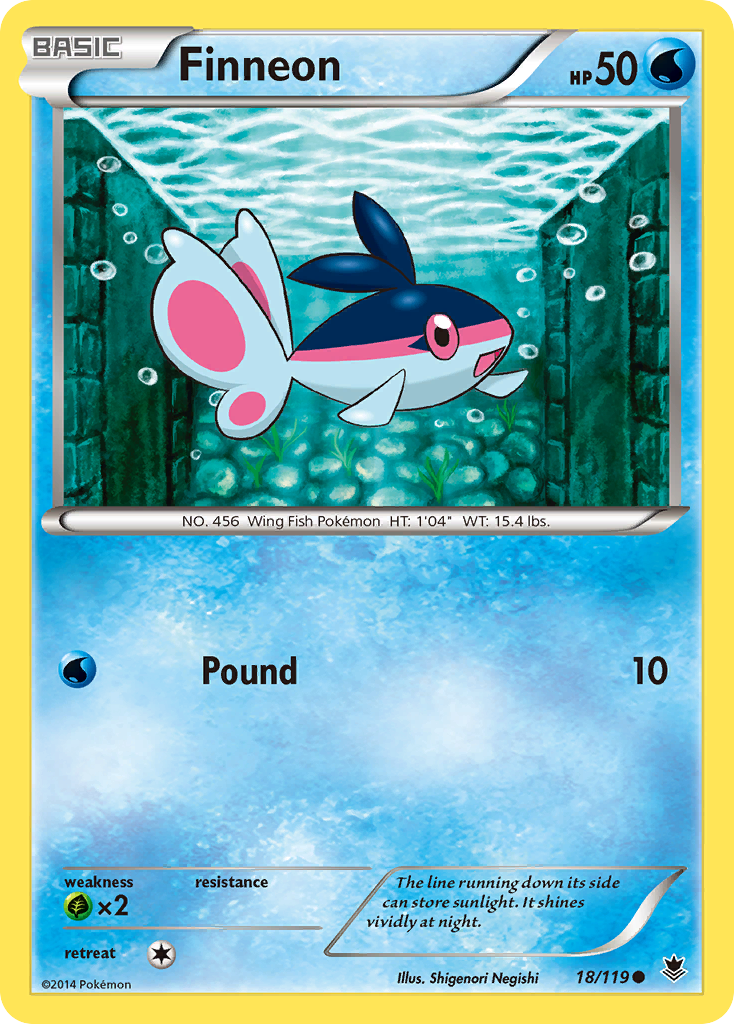 Finneon (18/119) [XY: Phantom Forces] | Pegasus Games WI