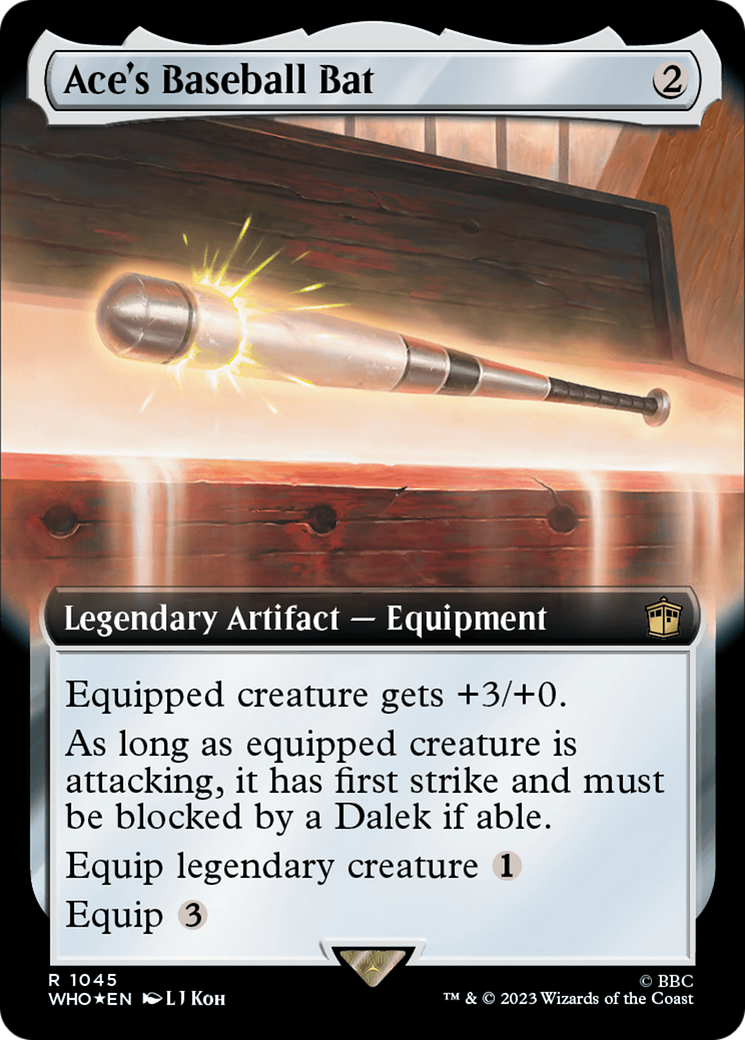 Ace's Baseball Bat (Extended Art) (Surge Foil) [Doctor Who] | Pegasus Games WI