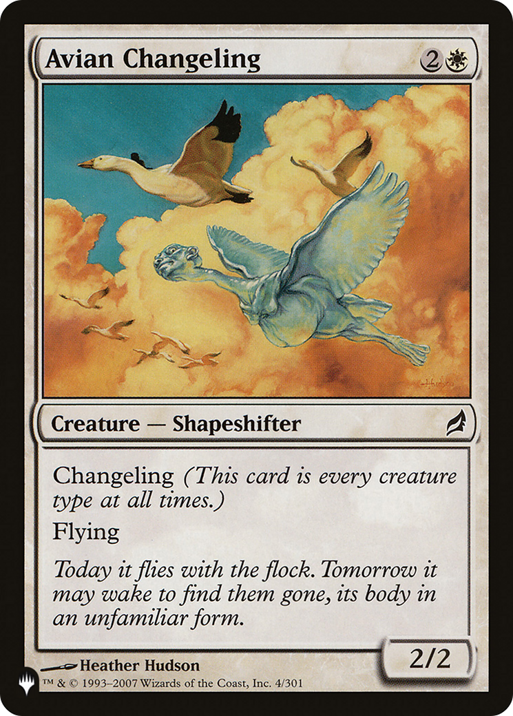 Avian Changeling [The List] | Pegasus Games WI