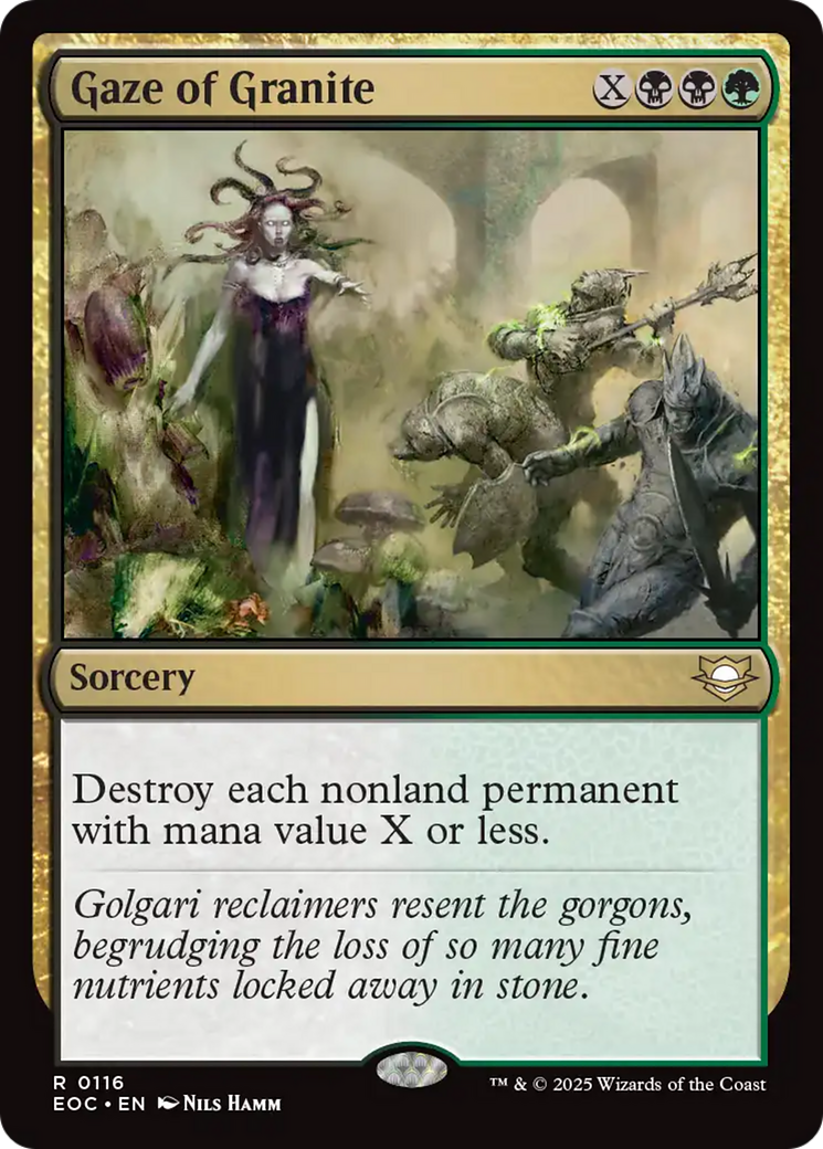Gaze of Granite [Edge of Eternities Commander] | Pegasus Games WI
