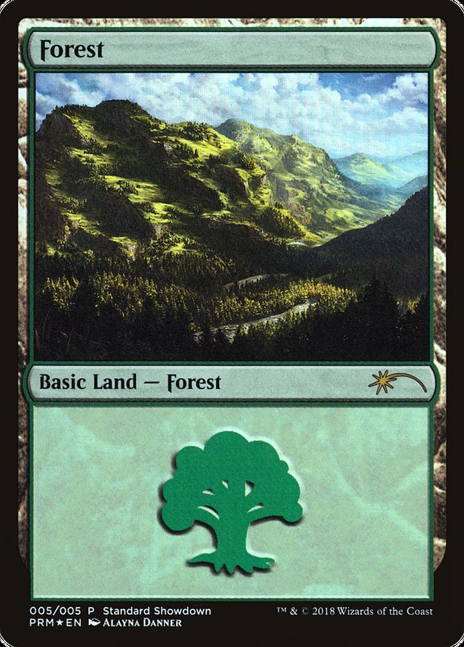 Forest (Alayna Danner) [Standard Showdown Promos] | Pegasus Games WI