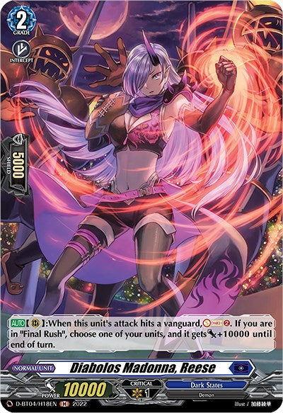 Diabolos Madonna, Reese (D-BT04/H18EN) [Awakening of Chakrabarthi] | Pegasus Games WI