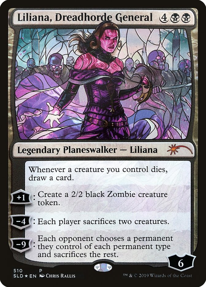 Liliana, Dreadhorde General (Stained Glass) [Secret Lair Drop Promos] | Pegasus Games WI