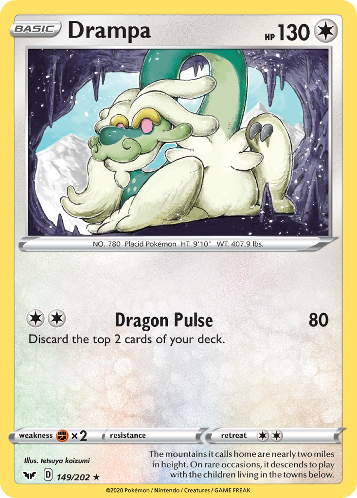 Drampa (149/202) [Sword & Shield: Base Set] | Pegasus Games WI