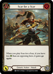 Scar for a Scar (Blue) [U-WTR193] (Welcome to Rathe Unlimited)  Unlimited Rainbow Foil | Pegasus Games WI