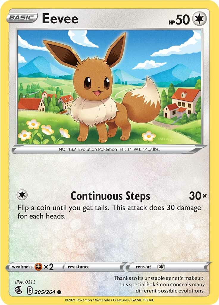 Eevee (205/264) [Sword & Shield: Fusion Strike] | Pegasus Games WI