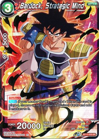 Bardock, Strategic Mind (BT11-025) [Vermilion Bloodline] | Pegasus Games WI