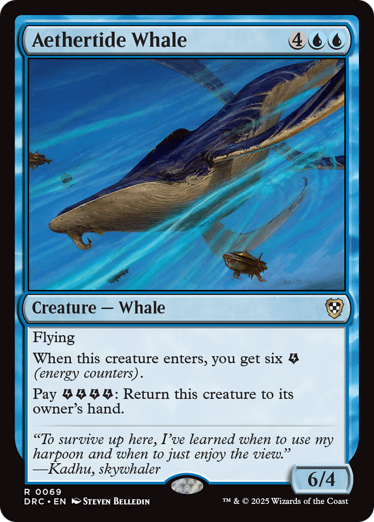 Aethertide Whale [Aetherdrift Commander] | Pegasus Games WI