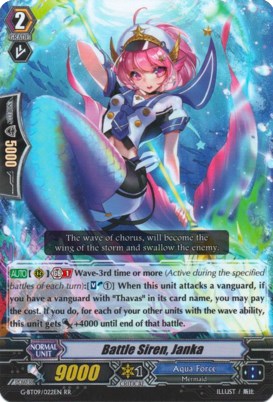 Battle Siren, Janka (G-BT09/022EN) [Divine Dragon Caper] | Pegasus Games WI