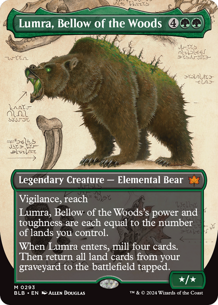 Lumra, Bellow of the Woods (Borderless) (0293) [Bloomburrow] | Pegasus Games WI
