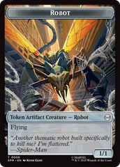 Food // Robot Double-Sided Token [Marvel's Spider-Man Tokens] | Pegasus Games WI