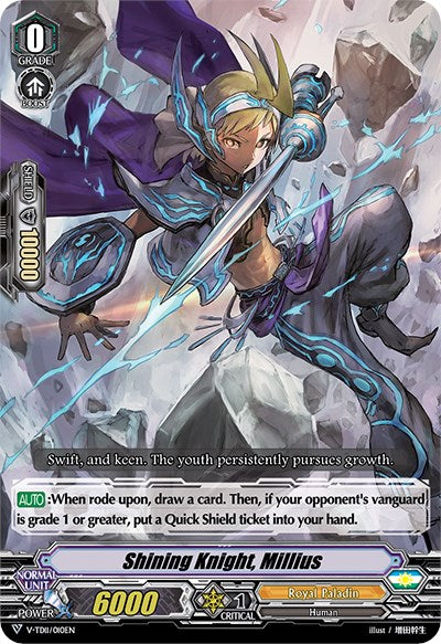 Shining Knight, Millius (V-TD11/010EN) [Altmile] | Pegasus Games WI