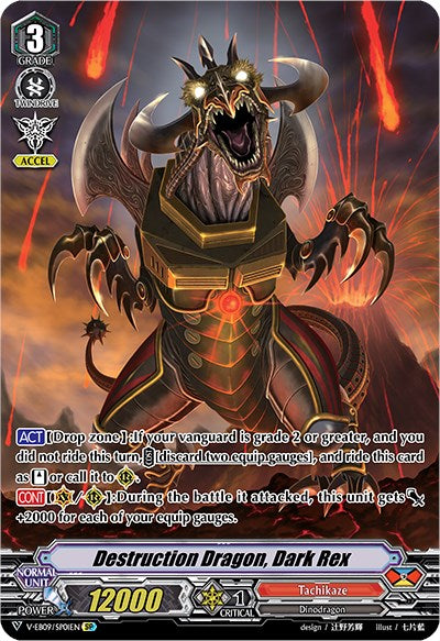Destruction Dragon, Dark Rex (V-EB09/SP01EN) [The Raging Tactics] | Pegasus Games WI