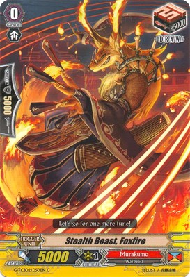 Stealth Beast, Foxfire (G-TCB02/050EN) [The GENIUS STRATEGY] | Pegasus Games WI