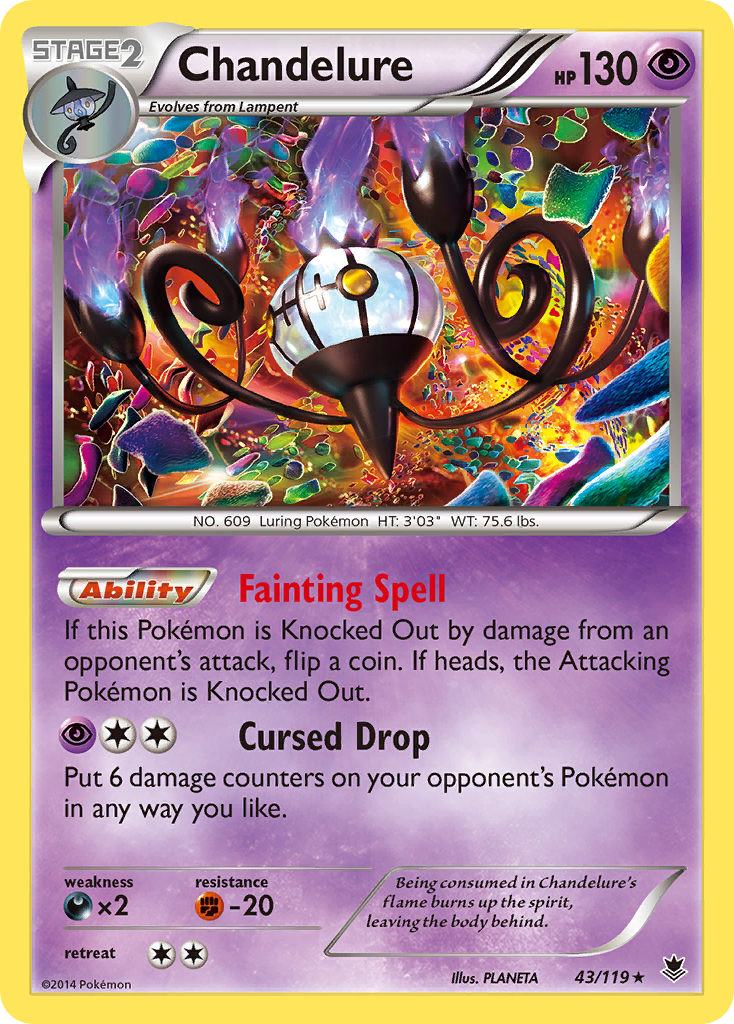 Chandelure (43/119) [XY: Phantom Forces] | Pegasus Games WI