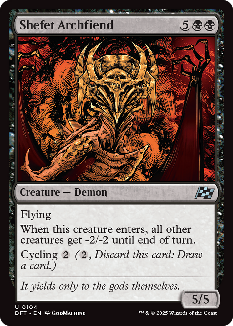 Shefet Archfiend [Aetherdrift] | Pegasus Games WI